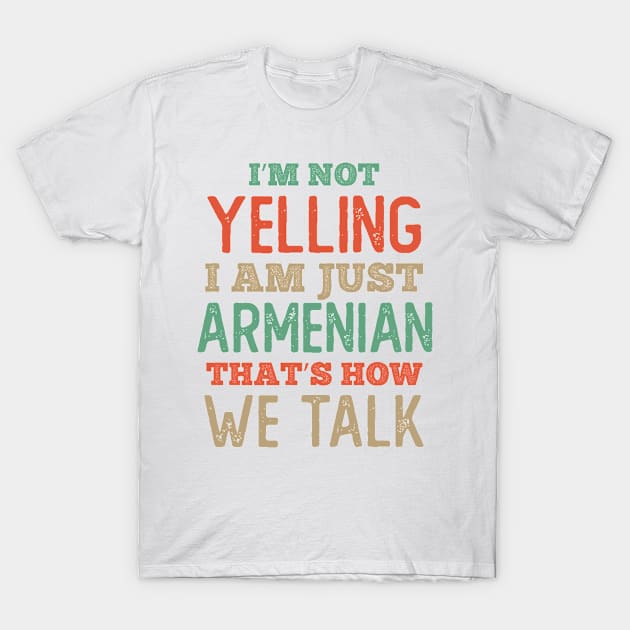 Just Armenian That is how we talk T-Shirt by neodhlamini